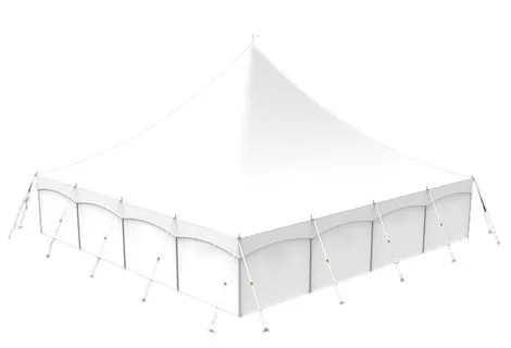Аренда пикового шатра 12х12 метра белого цвета, фото 0